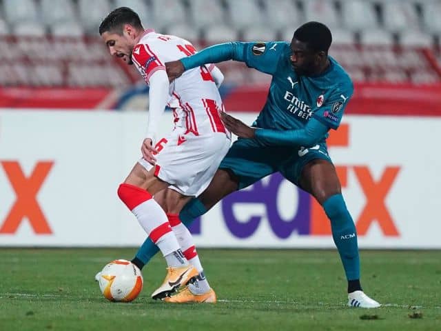 Soi keo bong da AC Milan vs FK Crvena Zvezda, 26/02/2021 - Europa League