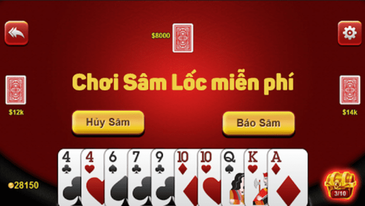 Chơi sâm lốc online ngon lành với bài hướng dẫn chơi chi tiết