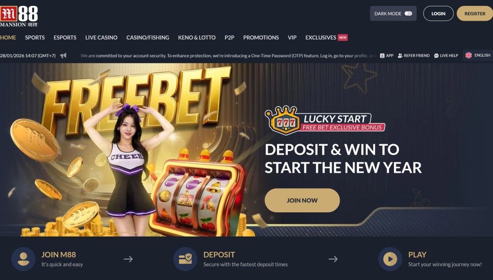 Tổng quan nhà cái M88 và vị thế thị trường