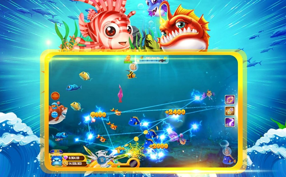 Slots và bắn cá mang tới hệ thống game cược khủng